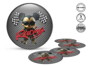 Custom Dome Sticker Racing Accel X